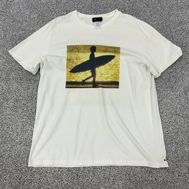 A.P.C 아페쎄 서퍼 프린팅 티셔츠