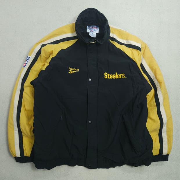 90s 리복 NFL 피츠버그 스틸러스 자켓 XL