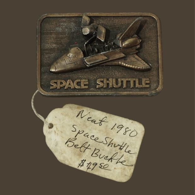 1980s Space Shuttle 벨트 버클
