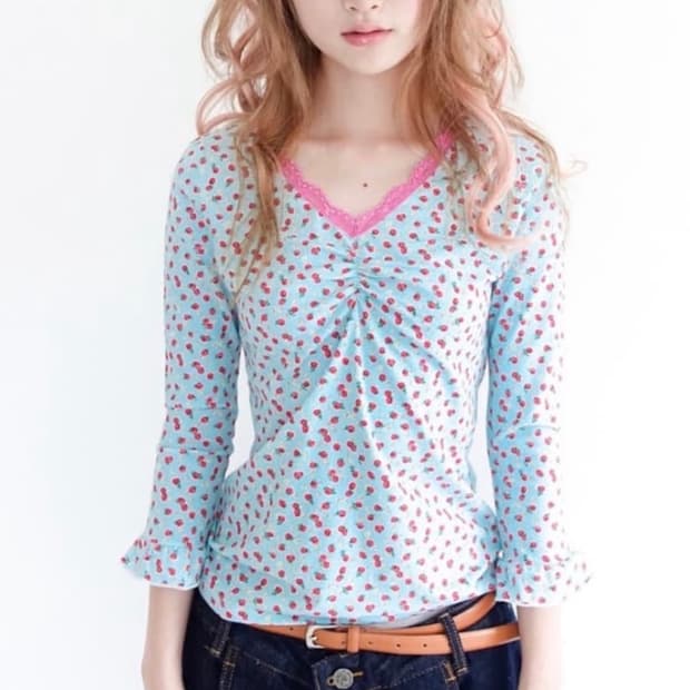 샵페어리 민트 레이스탑