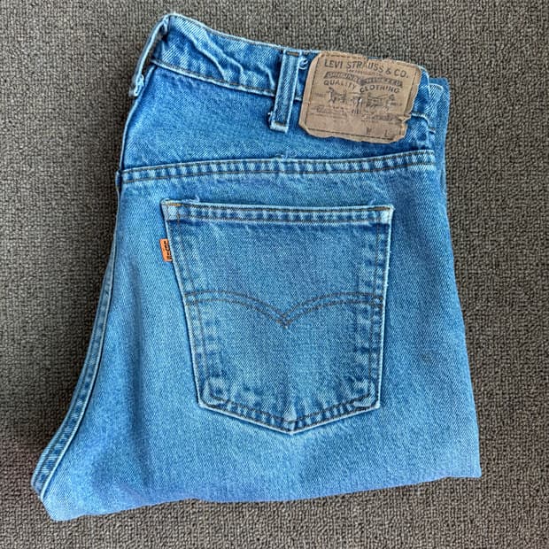 90s Made in usa Levis 505리바이스 오렌지탭 데님팬츠