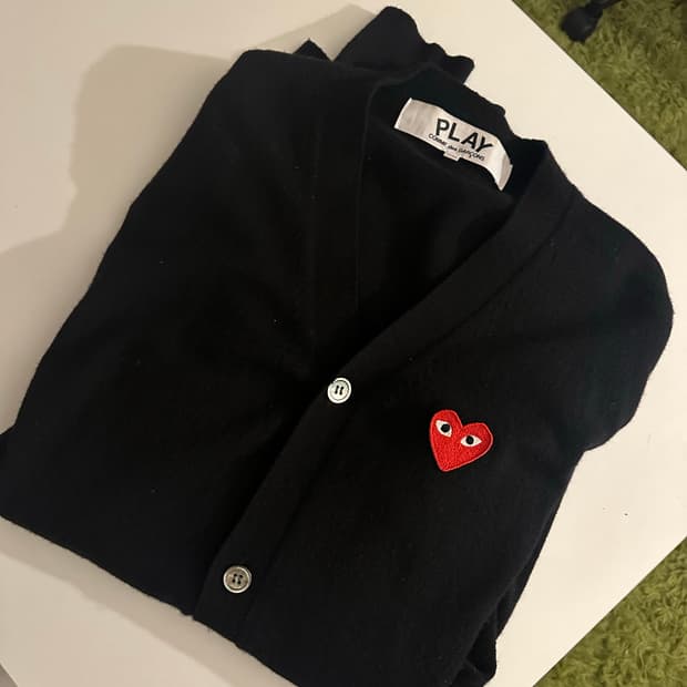 꼼데가르송 플레이 가디건 XXL