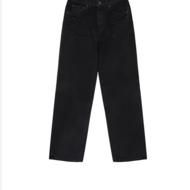 Matin Kim vintage velvet denim pants