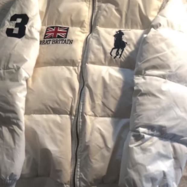 폴로 빅포니 패딩 크림색 삽니다