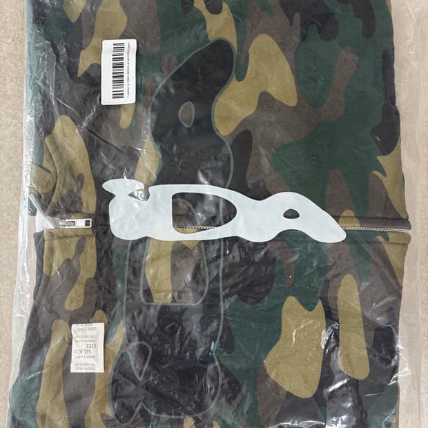 IDA sply 후드집업 카모 L 국내 유일 매물