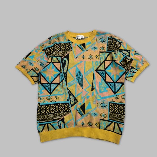 tribal pattern summer knit