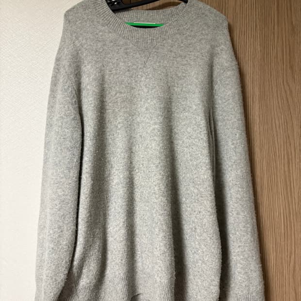 COS 캐시미어 릴렉스드 니트 그레이 S