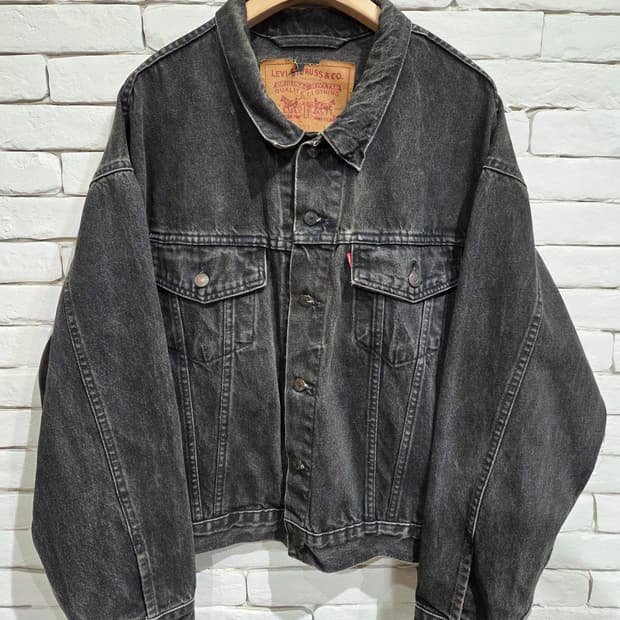 90s Levi's 70598 Made in Usa 흑청 데님 자켓