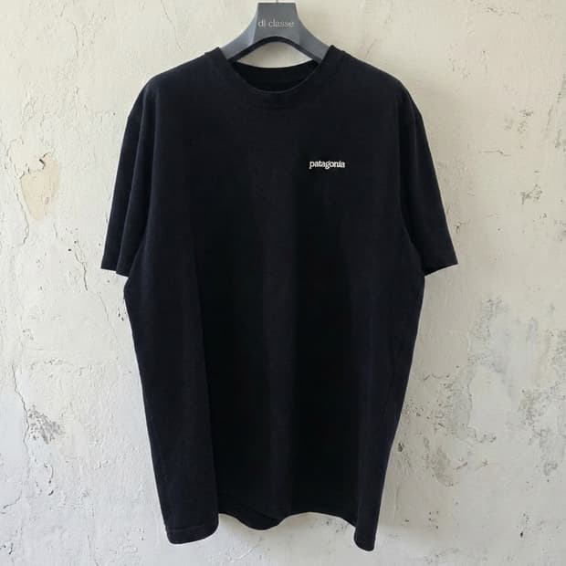 파타고니아 반팔 티셔츠 블랙 XL