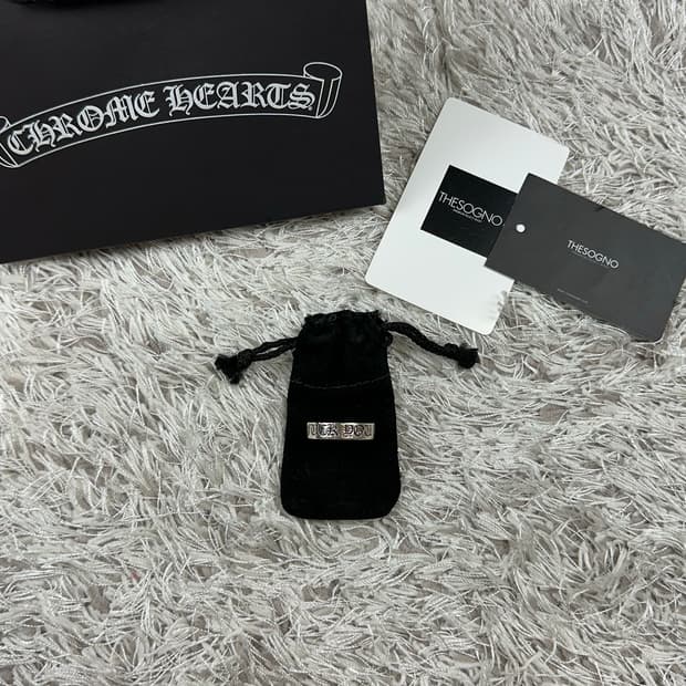 [US 8.5] 정품 크롬하츠 퍽유링 6mm