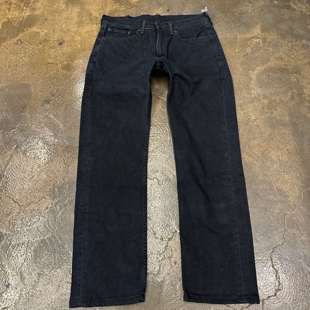 Levis ๋ฆฌ๋ฐ์ด์ค 505 ๋ธ๋์ง W32 L32