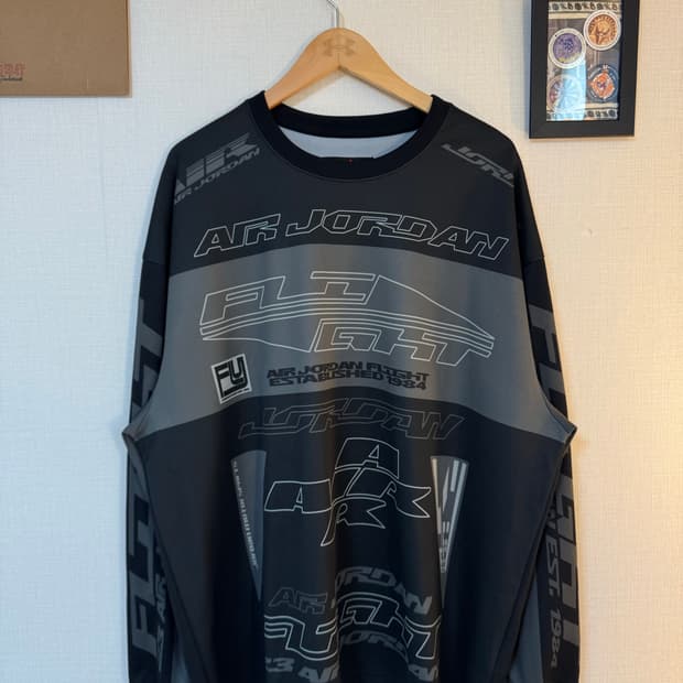 [XL]나이키 조던 MVP 프린트 롱슬리브 져지