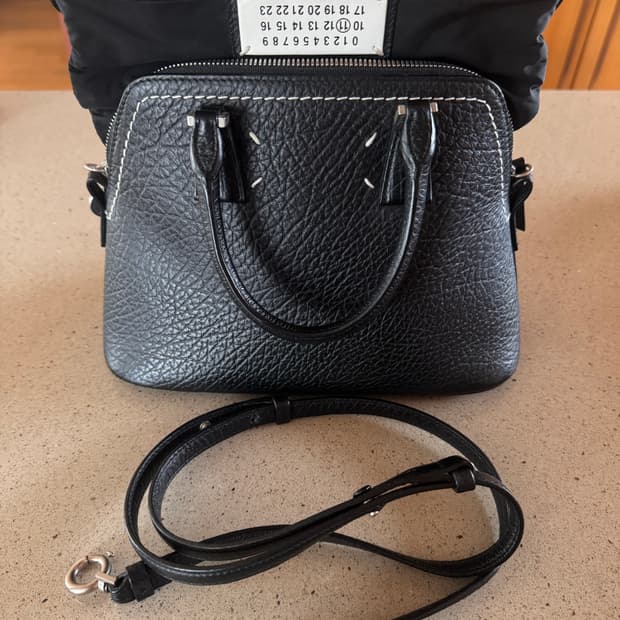 maisonmargiela 5AC 미니레더 토트백