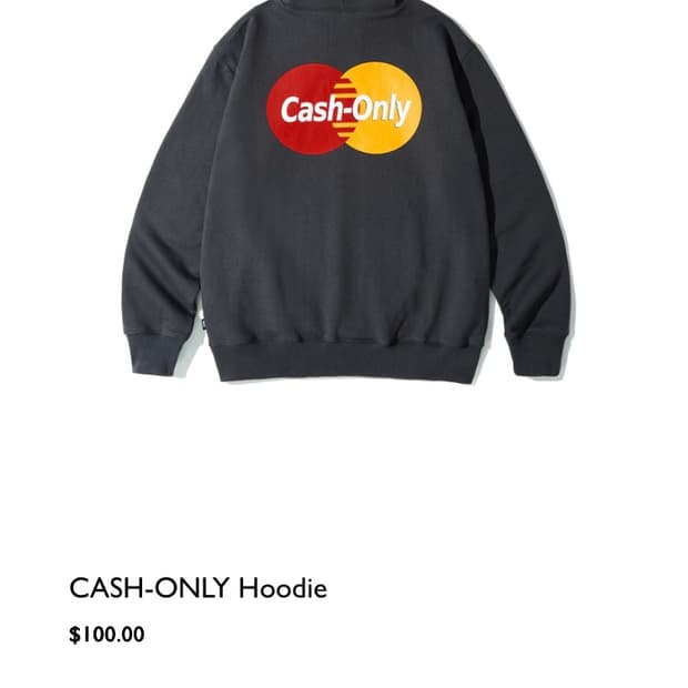 떨스데이 캐쉬온리 후드티 M 구매
