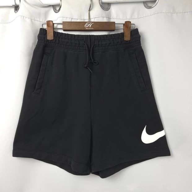 여M 나이키 스우시 블랙 밴딩 반바지 쇼츠