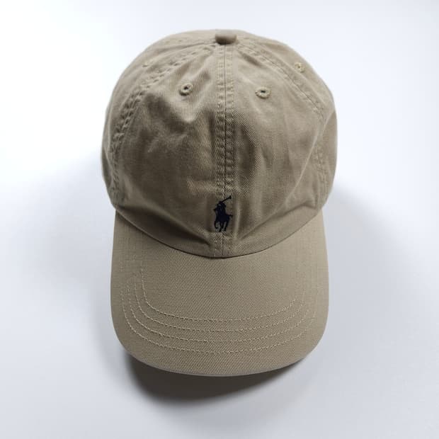 폴로 랄프로렌 신형 베이지 미니멀 볼캡 (OS)