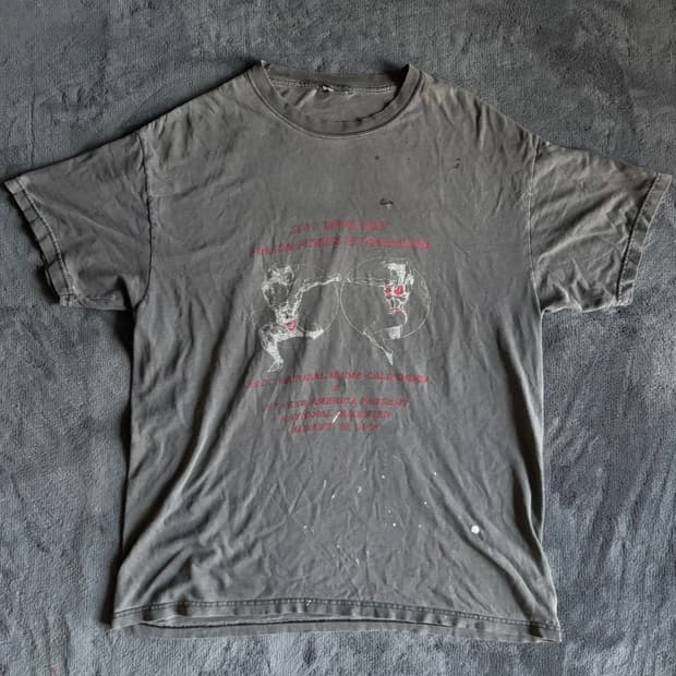 빈티지 00s Drug Free 티셔츠