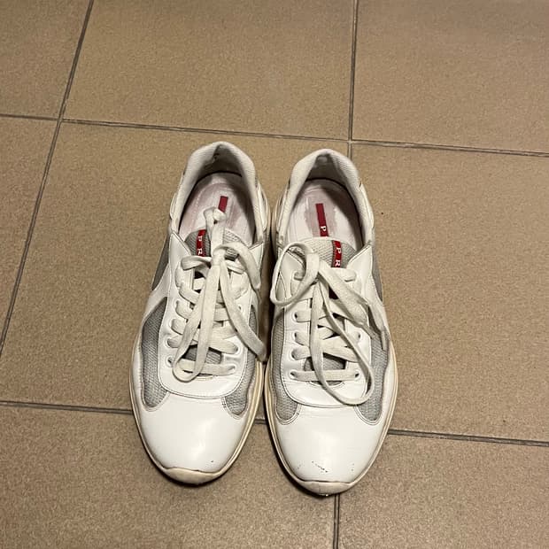 프라다 아메리카컵 화이트 7.5