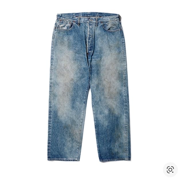 [38] 아프레쎄 NO 37 워시드 와이드 데님