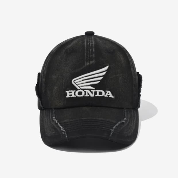 [Honda] 혼다 vintage cutoff cap(black)