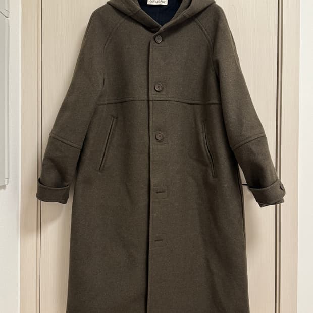 아워레가시 후드 더플 코트