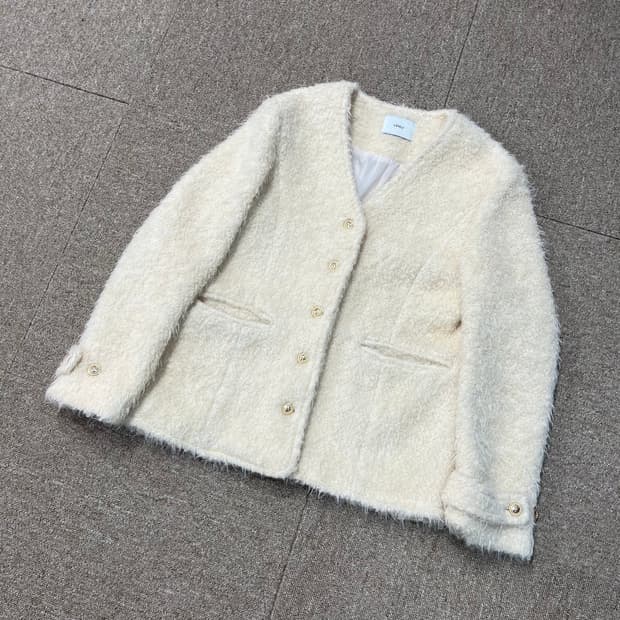  르뮈 부클 트위드 자켓