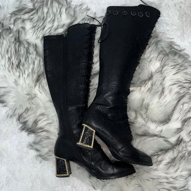 빈티지 고딕 부츠