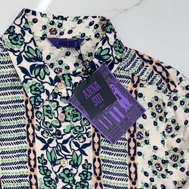 •ANNA SUI 안나수이 플라워 프린트 셔츠
