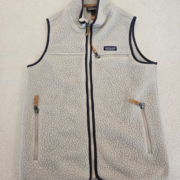 파타고니아 레트로 파일 조끼 아이보리 M