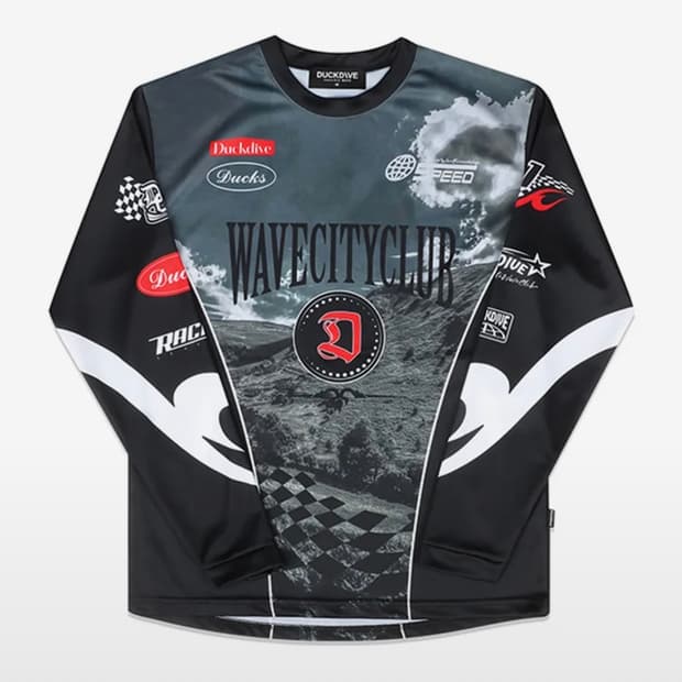 덕다이브 레이서 심볼 매쉬 져지 롱슬리브 (XL)