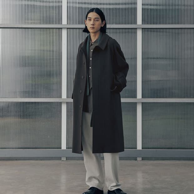 어나더오피스 차콜브라운 앰플 발마칸 캐시미어 코트 3사이즈 105 110