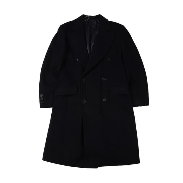 Emporio Armani Double Breasted Wool Coat