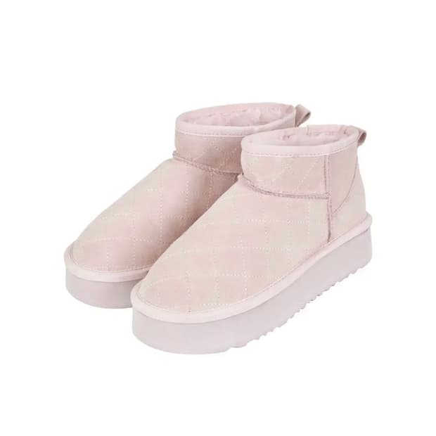 클리시어 퍼 부츠 어그 핑크 240
