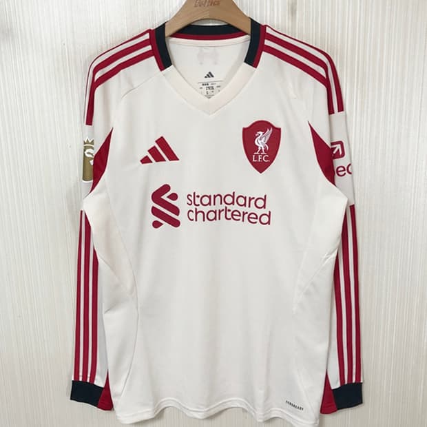 아디다스 25-26 리버풀FC 롱슬리브 어웨이유니폼/져지 M(95)