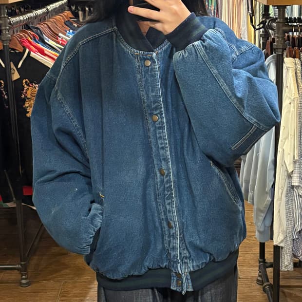 [HI] vtg 데님바시티자켓