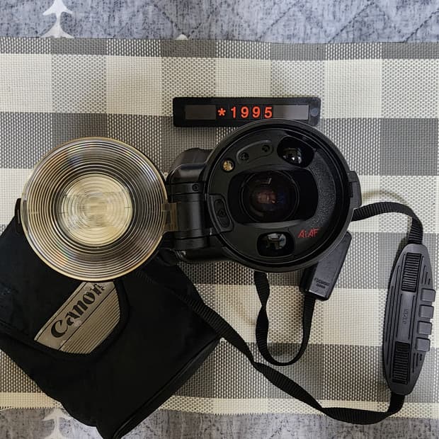캐논 에포카 135 캡션 필름카메라 리모컨 파우치포함