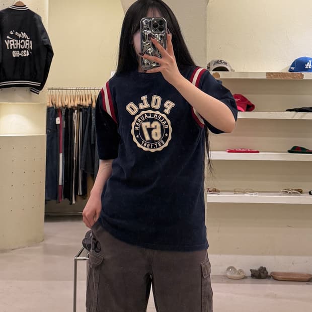 폴로 랄프로렌 1967 로고 그래픽 반팔 티셔츠 U1678