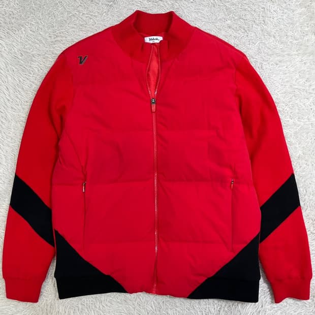 볼빅 구스다운 니트 패딩/#624