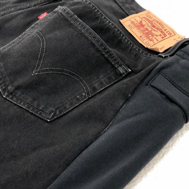 서울키즈 블레스 커스텀 오버조깅진 블랙x블랙