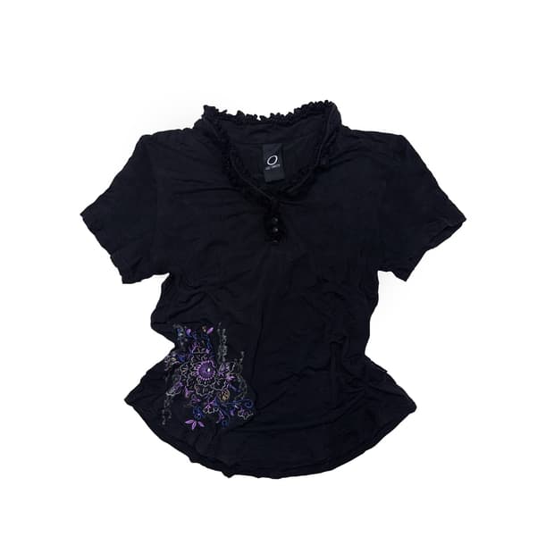 OZZ ONESTE Oriental Embroidery Top