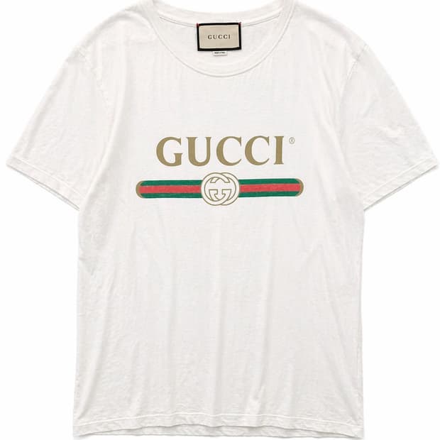 구찌 로고 반팔 티셔츠 (M)