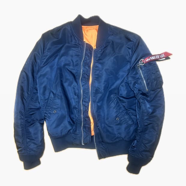 알파인더스트리 ma-1 네이비