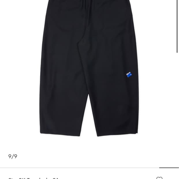 아더에러 슬랙스 01 블랙 L