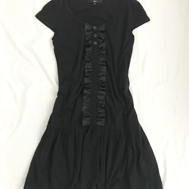 vintage ruffle dress