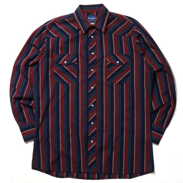랭글러 Wrangler Pattern Western Shirt   