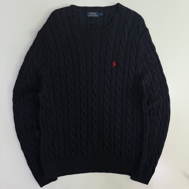 Polo 폴로 랄프로렌 신형 네이비 케이블 니트