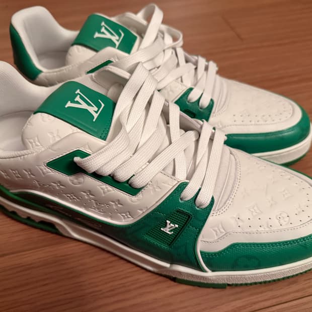 Louis vuitton LV Trainer Sneakers Green