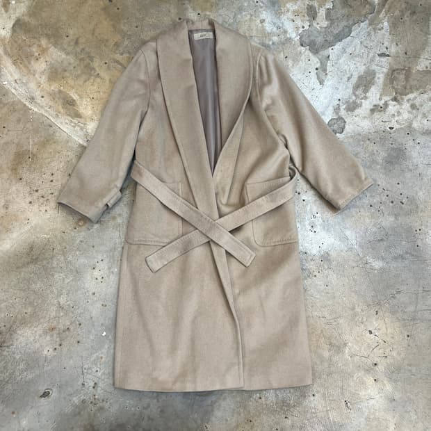 Zelal MOTOMACHI 앙고라 롱 코트