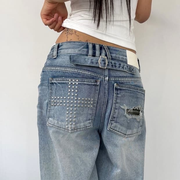 2000 아카이브스 와이드 데님