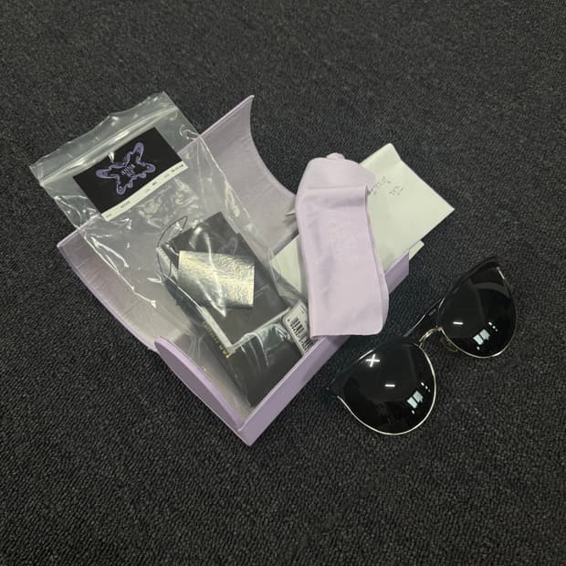 안나수이 블랙골드 선글라스